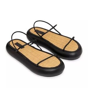 St. Agni Tatami Flatform Sandals Size 9 US or EU 40